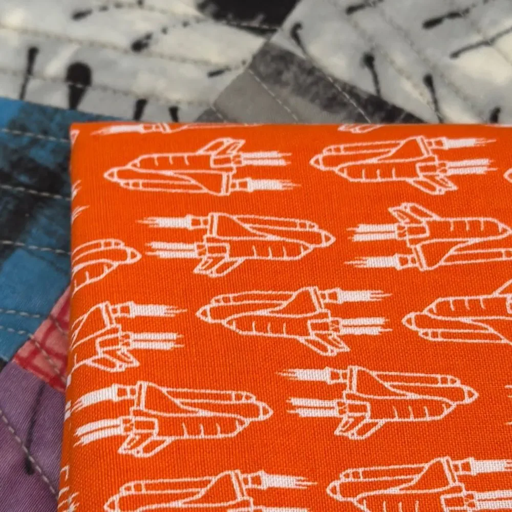 Quilting Cotton Space Shuttle Fabric by Windham Fabrics 3/4 yard cut